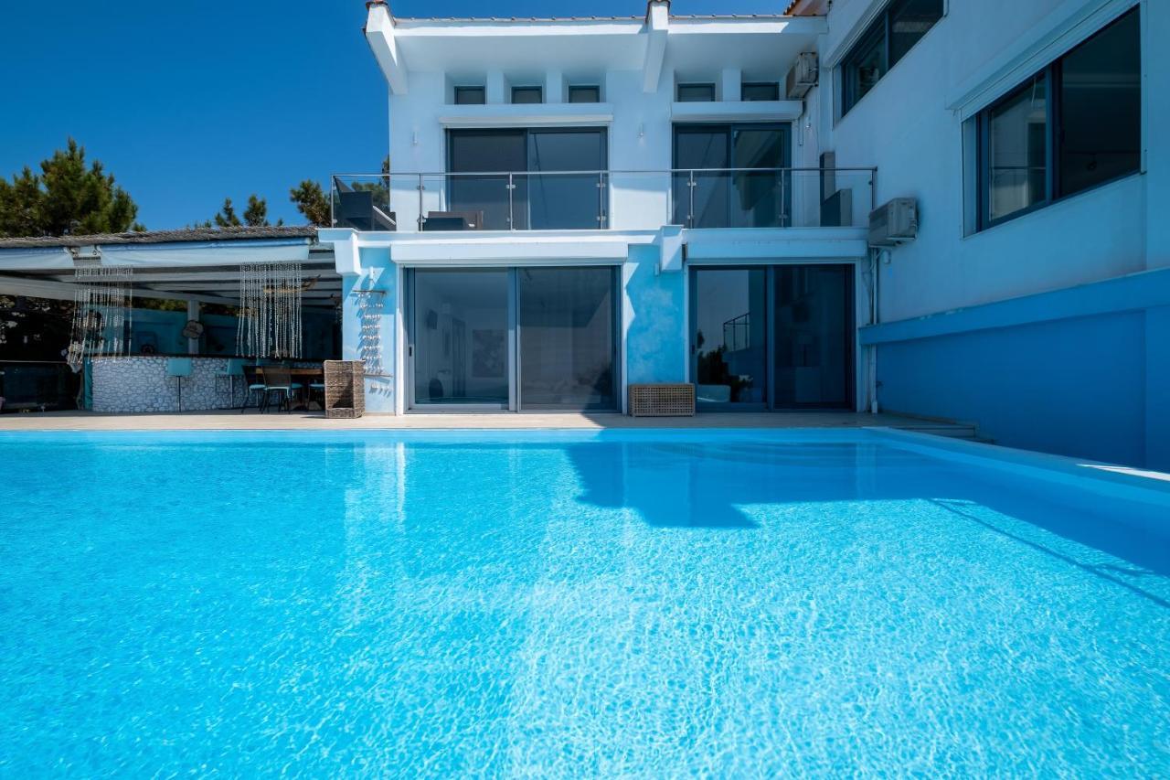 Icarus Luxury Beachfront Villa Gialiskari  Exterior foto